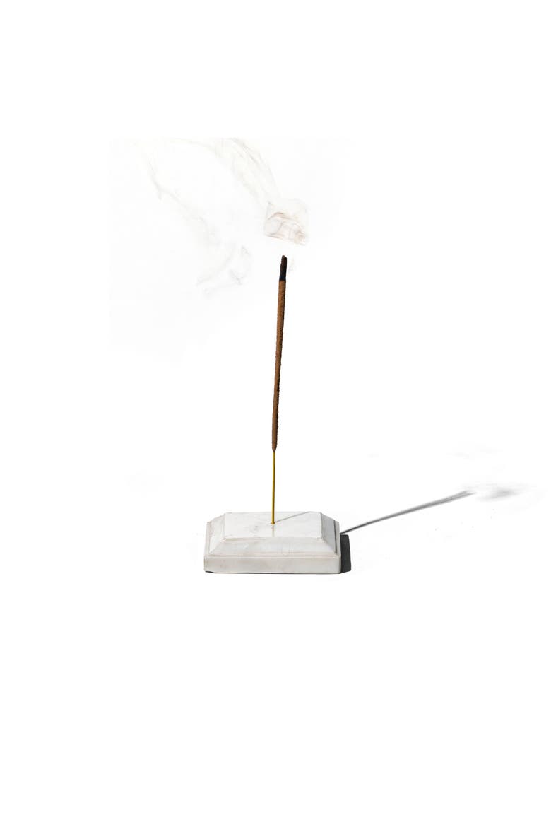 Marble Incense Holder, Alternate, color, White Square
