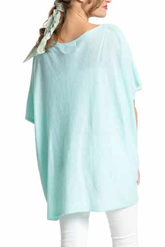 SAVE THE OCEAN Twist Front Recycled Knit Kimono