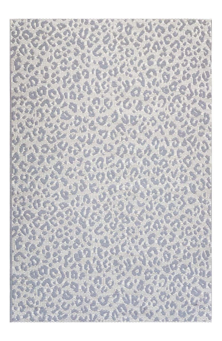 Mad Mats Leopard Silver & Cream, Main, color, Silver And Cream