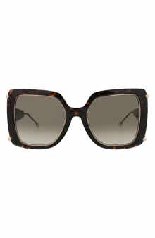 PHILIPP PLEIN 56mm Square Sunglasses