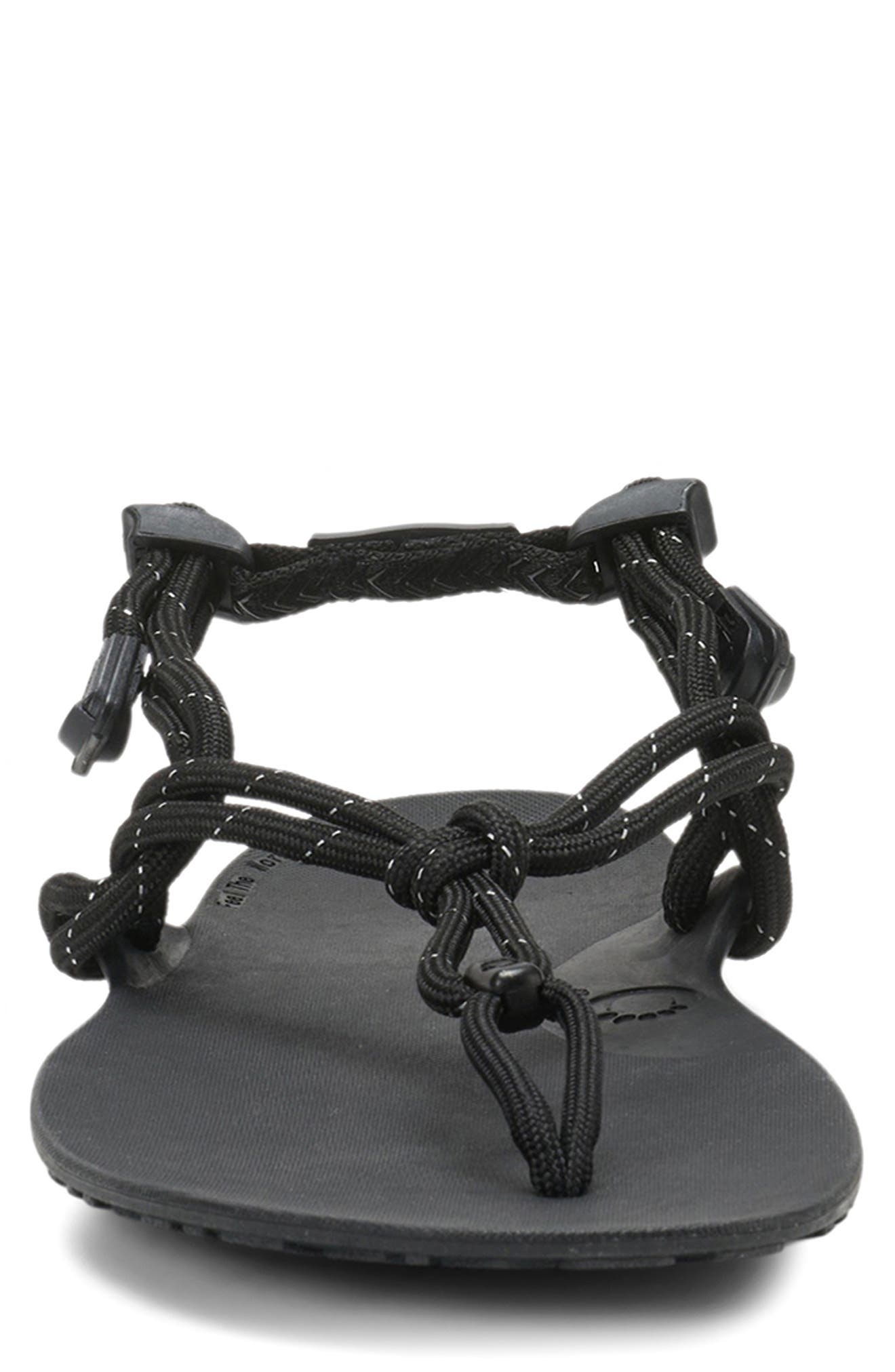 XERO SHOES Genesis Rope Style Barefoot Sandal, Alternate, color, Black