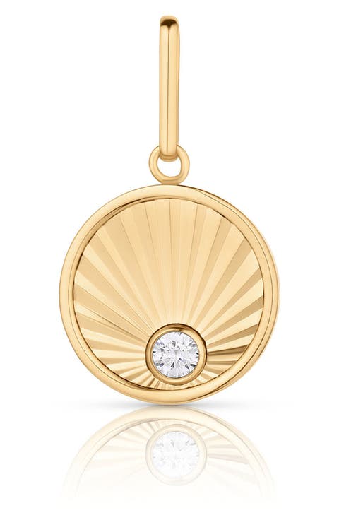 Birth of Venus Cubic Zirconia Charm