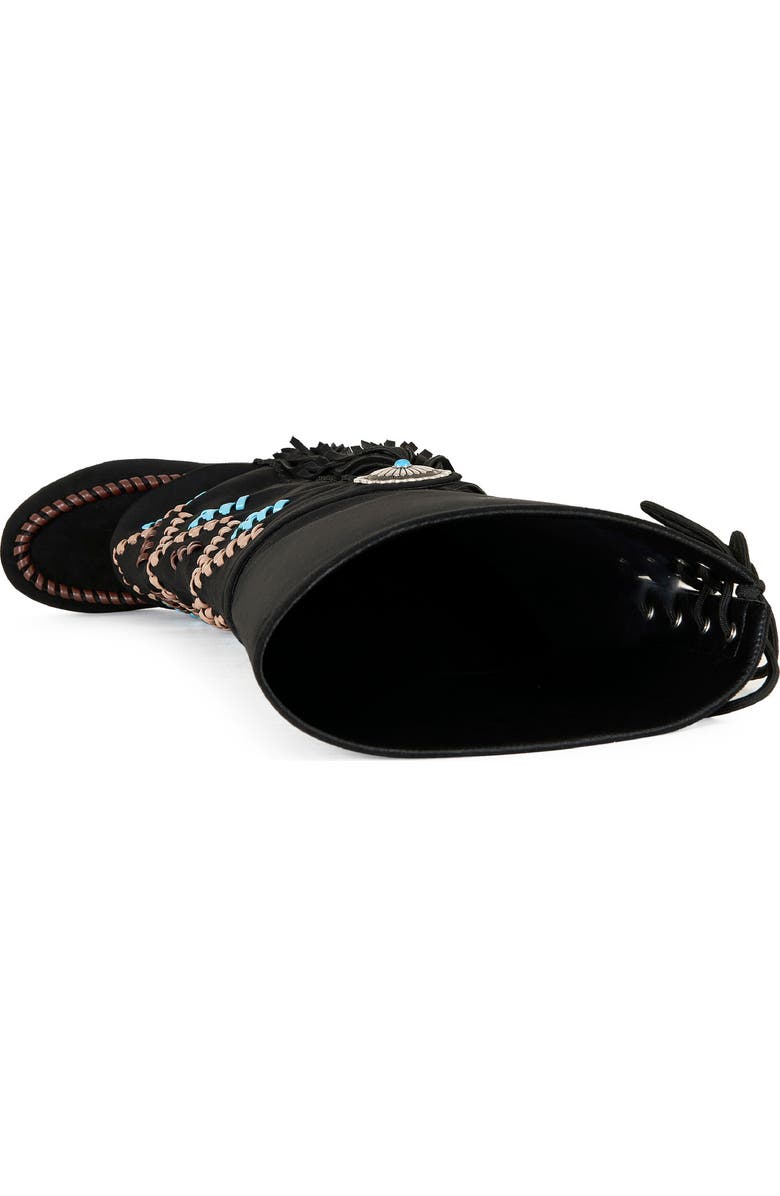 AZALEA WANG Edmund Over the Knee Boot, Alternate, color, Black