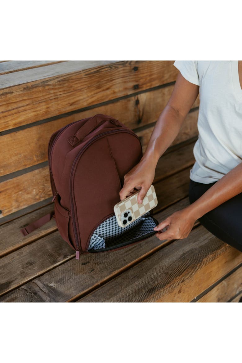 Drift Neoprene Lite Diaper Backpack, Alternate, color, Raisin