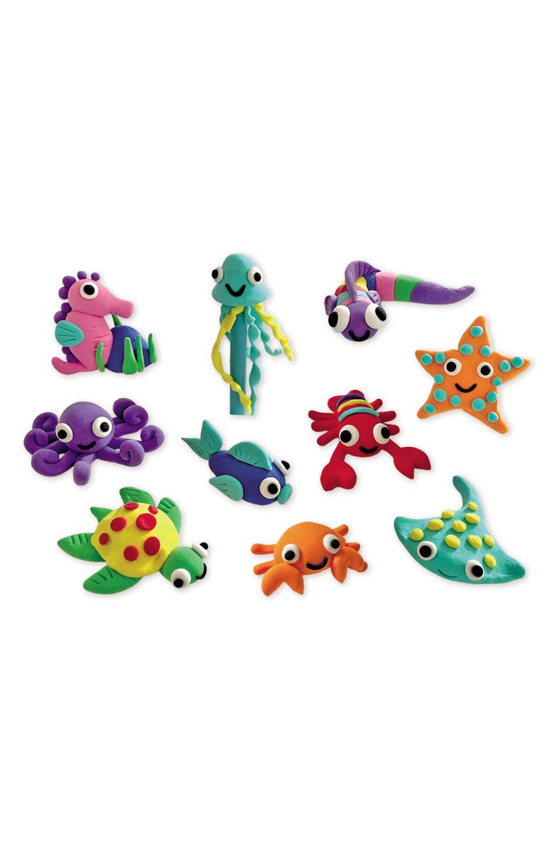 Floss & Rock Ocean Clay & Play AIr Dry Clay Modeling Kit, Alternate, color, Multi
