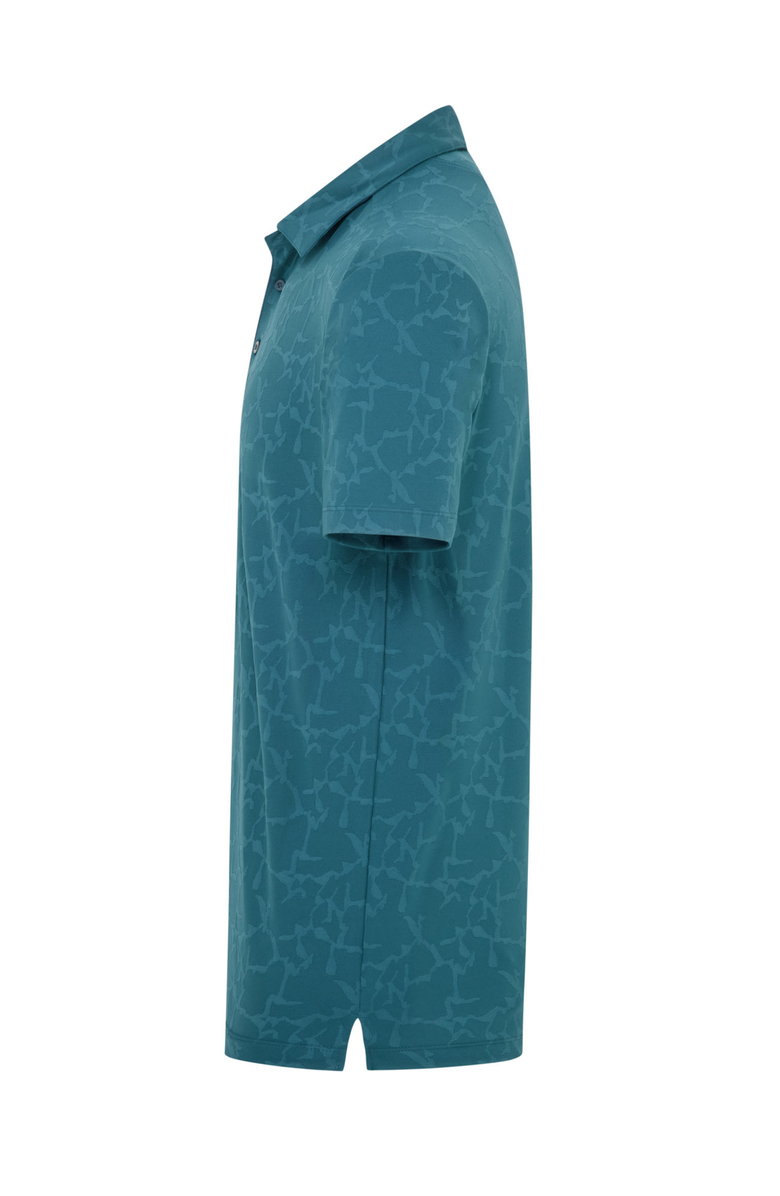 Reflo Yamuna 100% Recycled Material Polo, Alternate, color, Warm Green