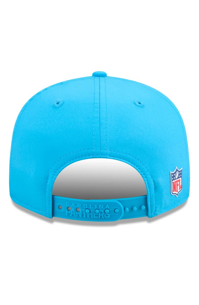 New Era Men's New Era Blue Carolina Panthers 2025 Sideline  Split Panel 9FIFTY Snapback Hat, Alternate, color, 