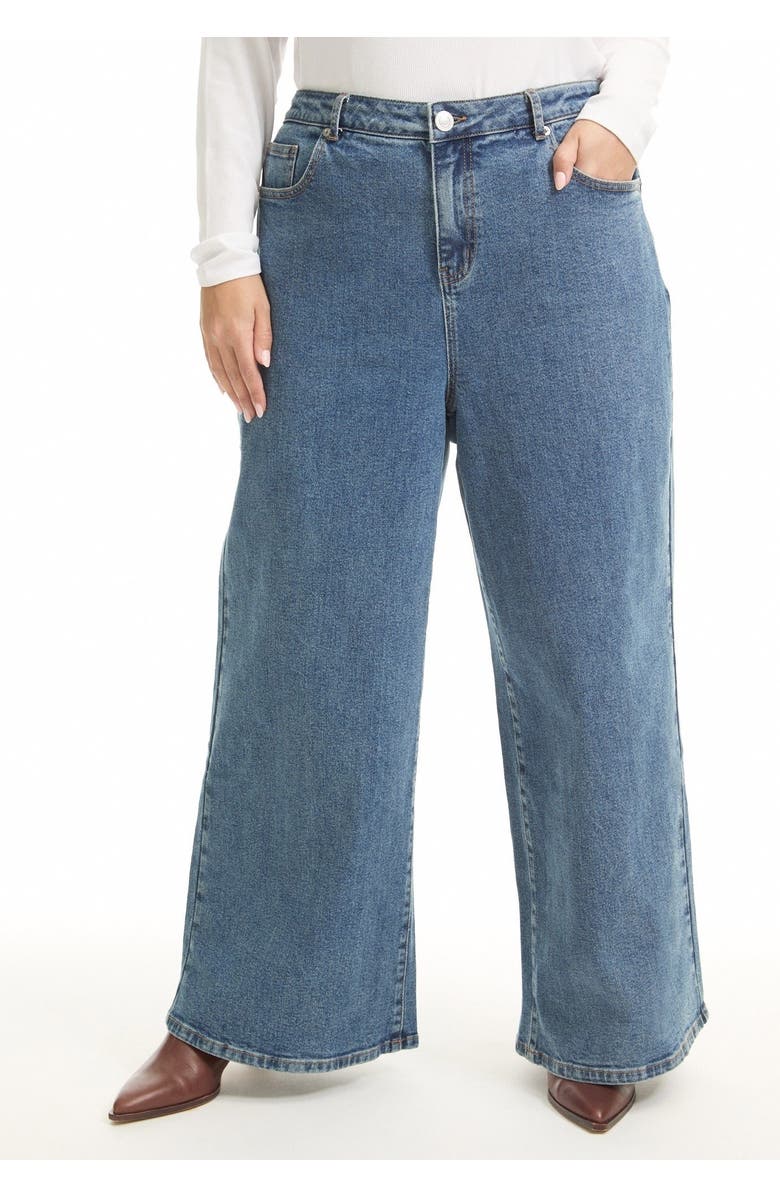 June + Vie June Fit High-Rise Jeans, Alternate, color, Vintage Medium Wash