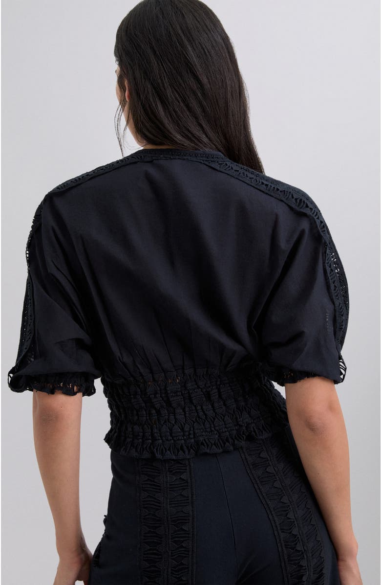 Scalpers Lace Summer Top, Alternate, color, Black