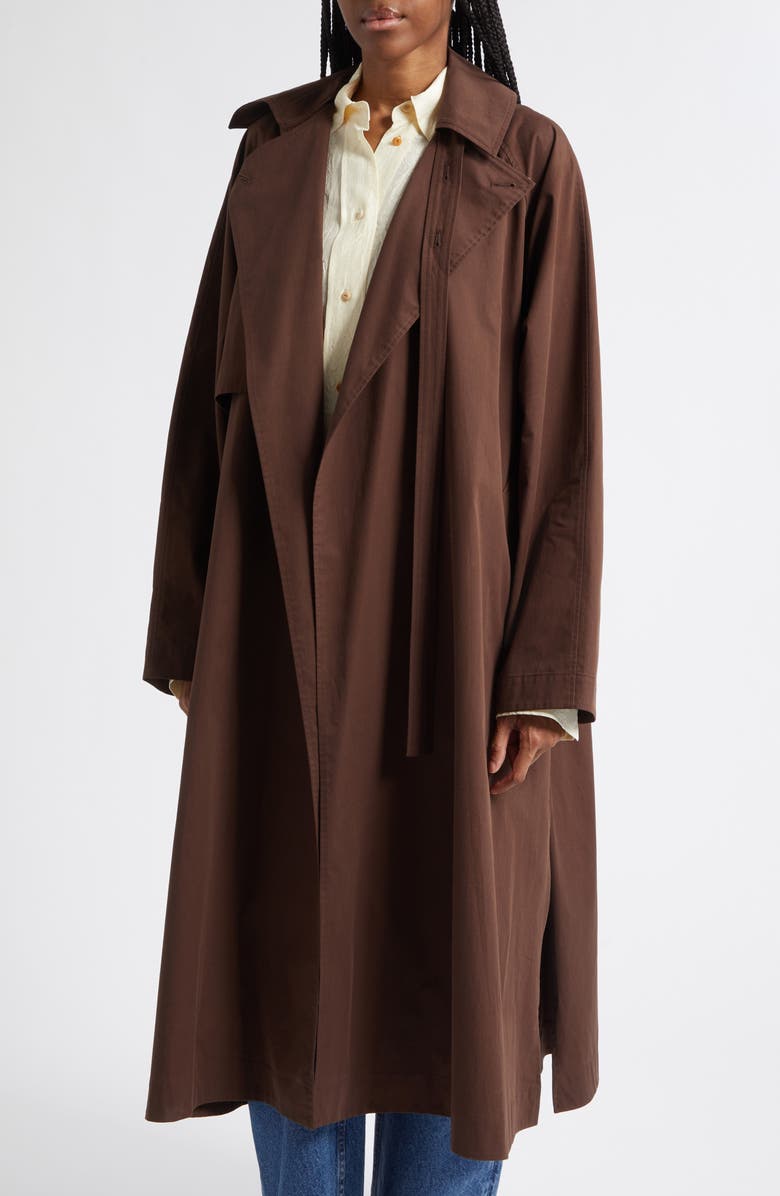 OSSOU Delta Trench Coat, Alternate, color, Cedar