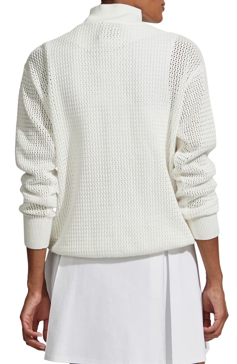 Varley Calva Open Knit Half Zip Sweater, Alternate, color,