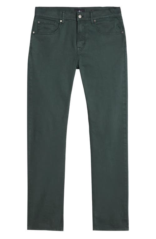 7 For All Mankind The Straight Leg Jeans In Green
