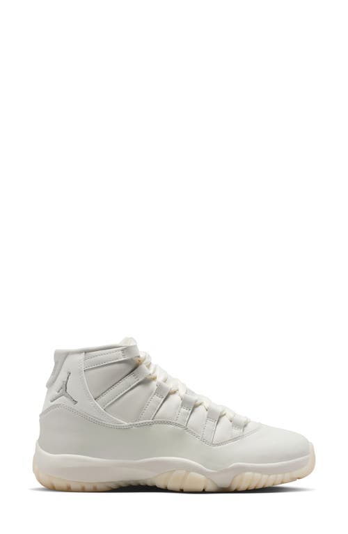 Jordan Air  11 Retro Mid Basketball Sneaker In White