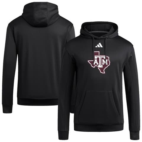 Men's adidas Black Texas A&M Aggies Locker Logo Fleece Pullover Hoodie