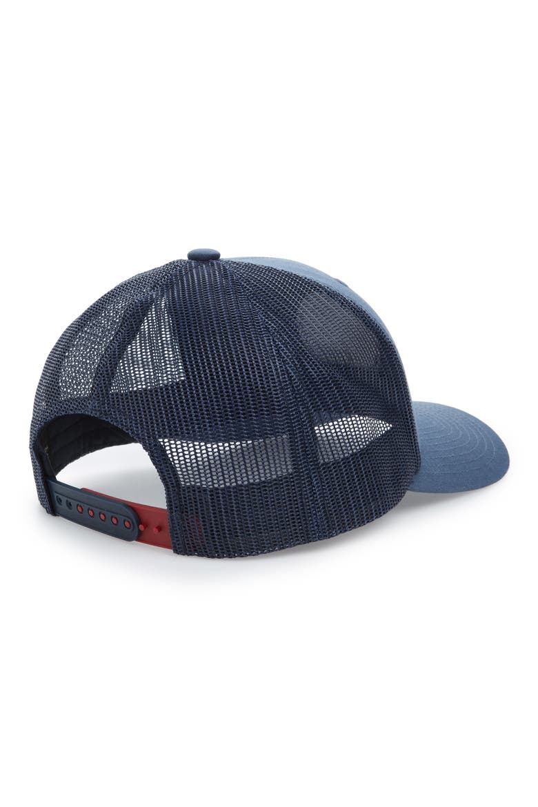 Trip L Trucker Hat, Alternate, color, DARK BLUE