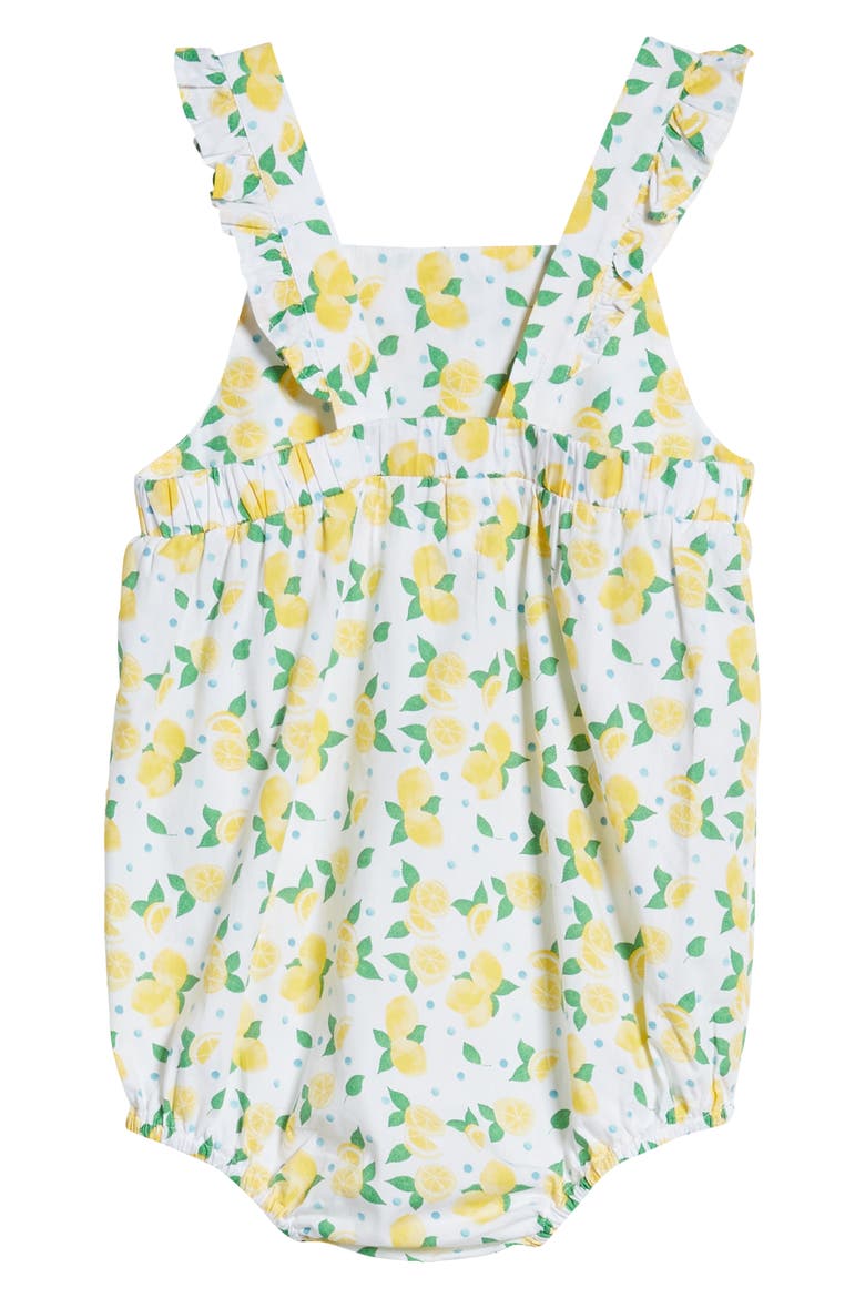 Lemon Drop Bubble Romper, Alternate, color, WHITE GROUND