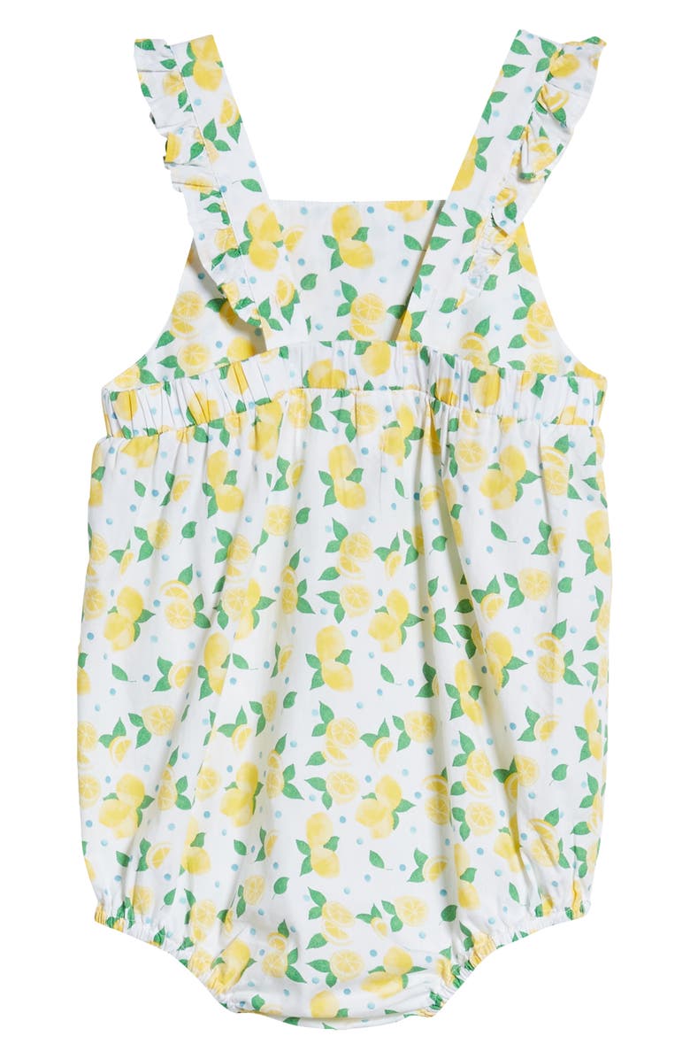 Petit Peony Lemon Drop Bubble Romper, Alternate, color, 