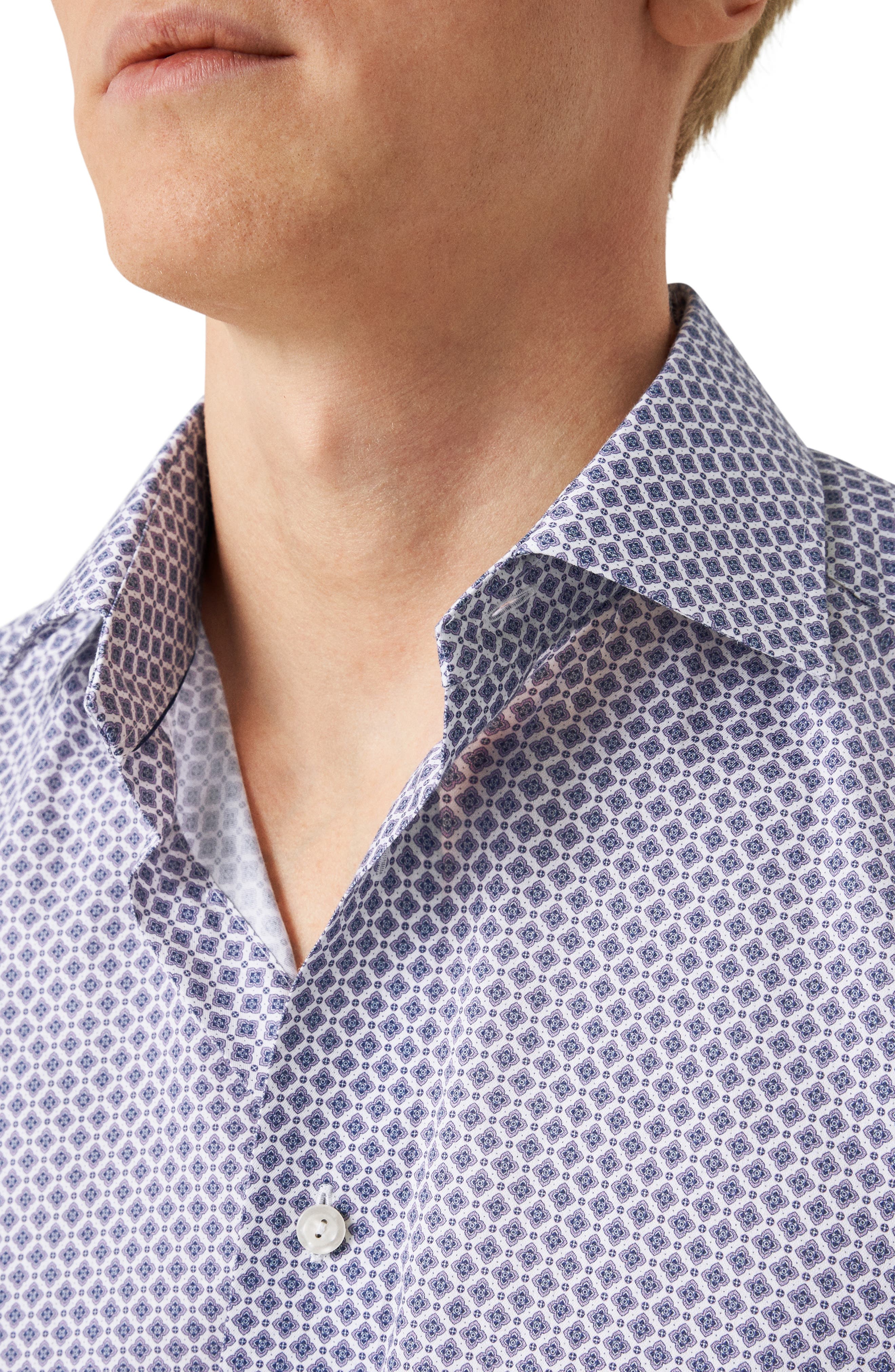 Eton Slim Fit Cotton & Lyocell Dress Shirt (Men) | Nordstromrack