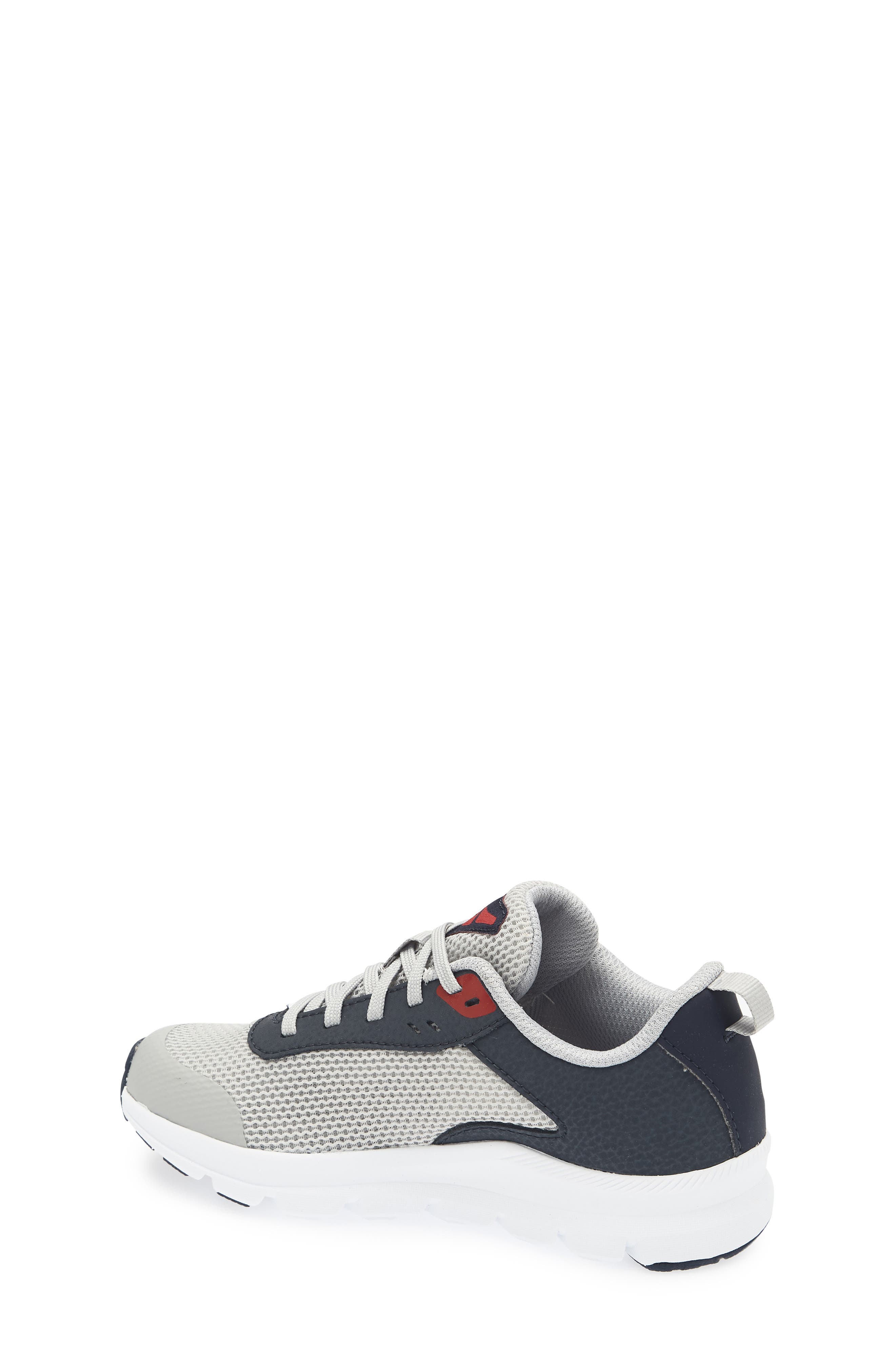 Saucony Kids' Axon KDZ Sneaker, Alternate, color, Grey/ Navy/ Red