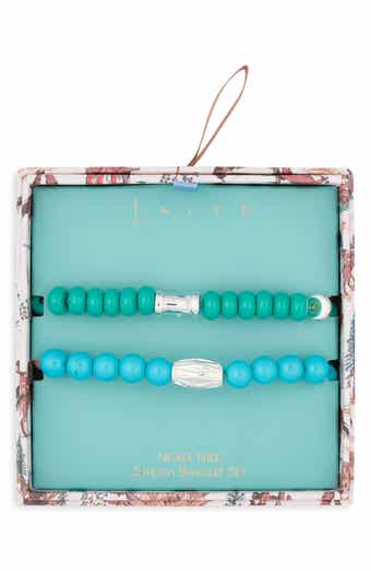 Set of 2 Western Beaded Stretch Bracelets