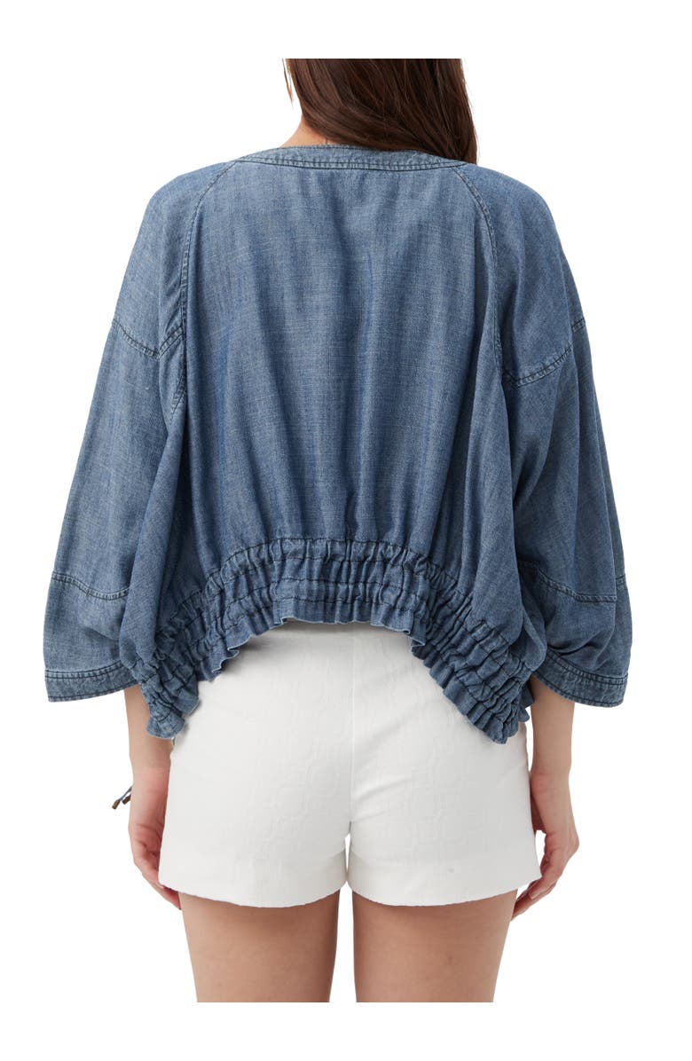 Trina Turk Prita Chambray Jacket, Alternate, color,