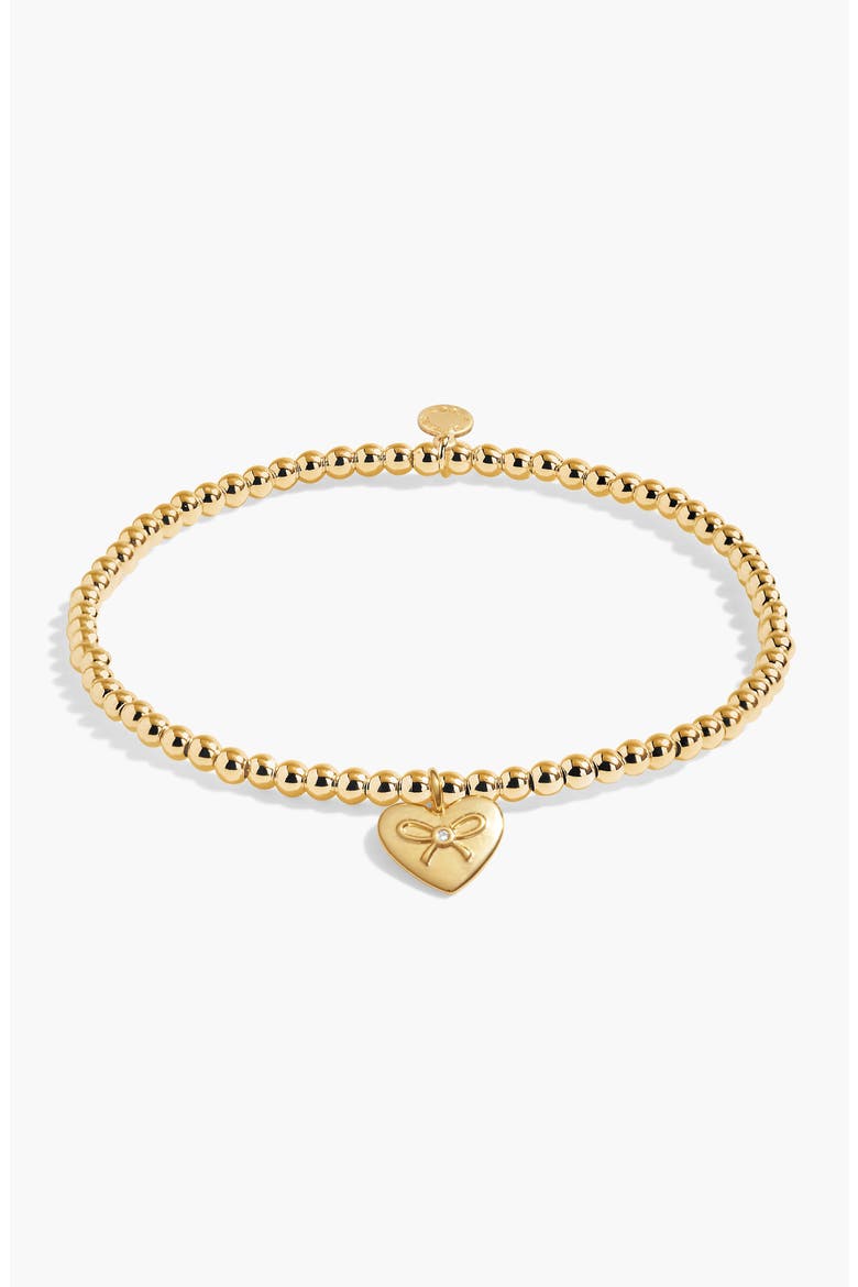 Christmas A Little 'Happy Holidays' Bracelet In Gold-Tone Plating, Alternate, color, Metallic Gold
