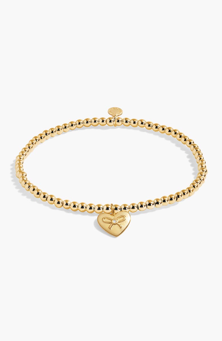 A Littles & Co Christmas A Little 'Happy Holidays' Bracelet In Gold-Tone Plating, Main, color, Metallic Gold