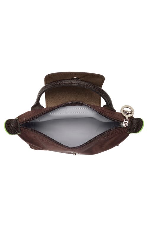 Longchamp Le Pliage Recycled Canvas Cosmetics Case In Brown