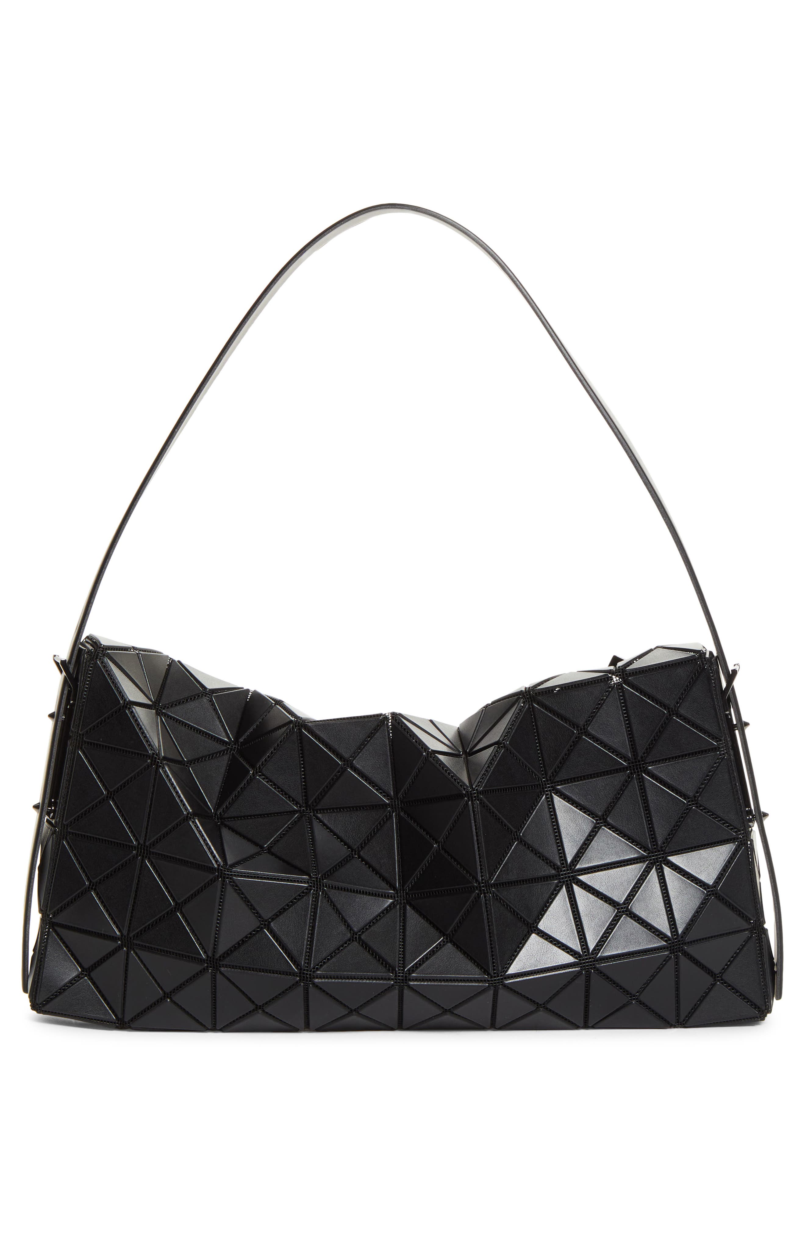 Bao Bao Issey Miyake Oblong East/West Shoulder Bag, Alternate, color, Matte Black