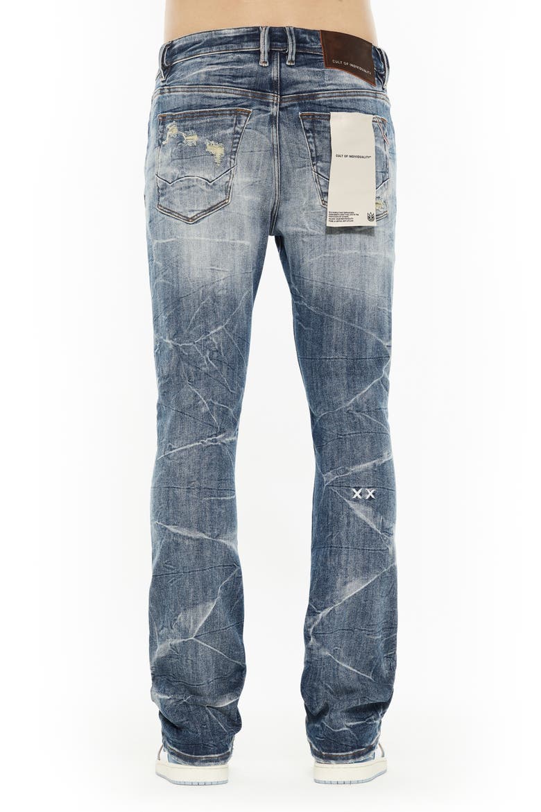 Lenny 603 Ripped Bootcut Jeans, Alternate, color, ABEL