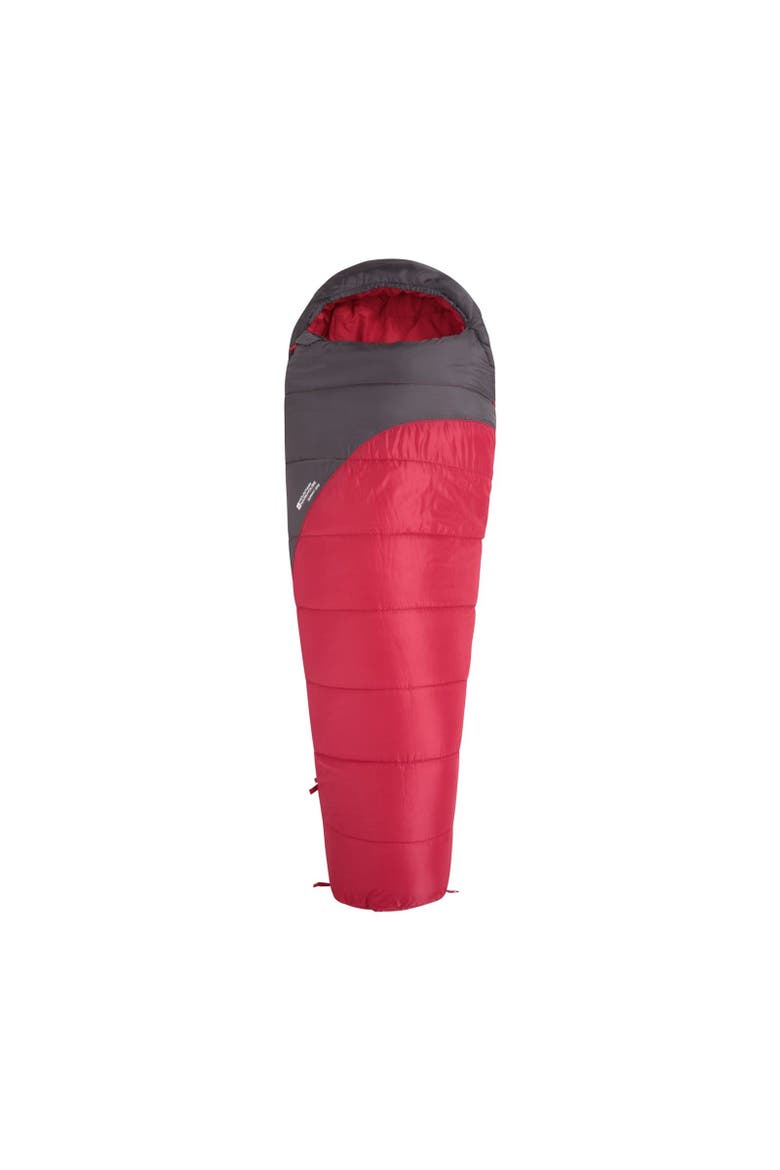 Summit 300 Left Zip Winter Mummy Sleeping Bag, Main, color, Dark Red