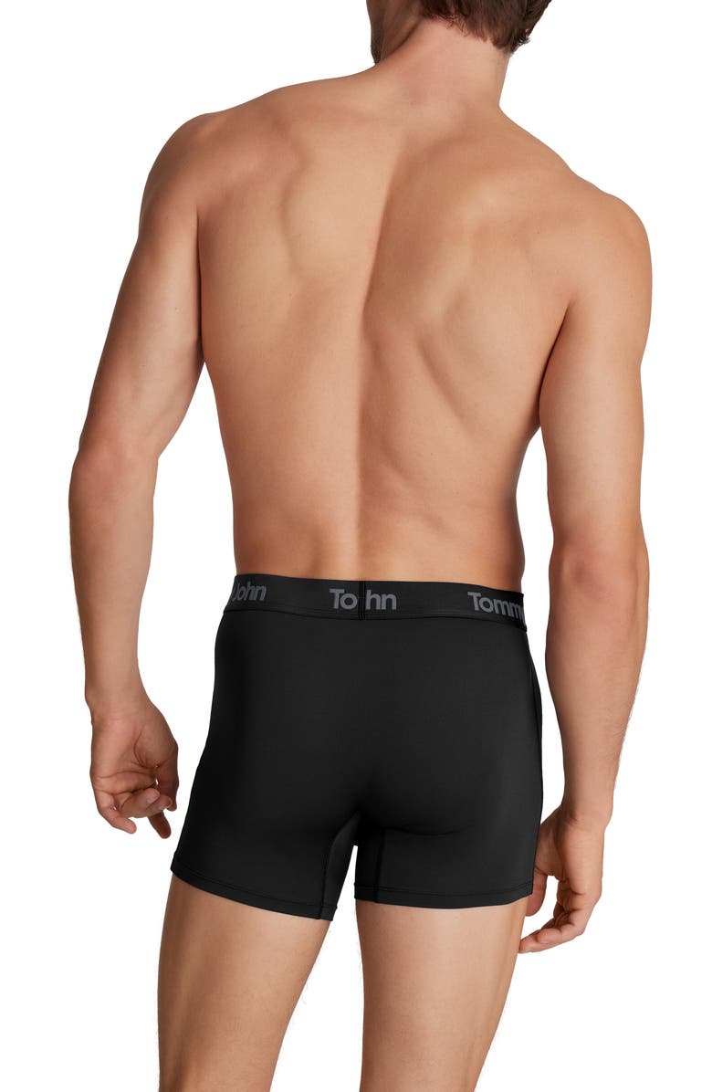 Tommy John 3-Pack Air Cool Mesh Boxer Briefs, Alternate, color, Black