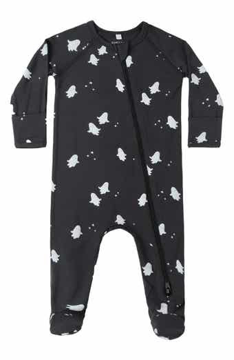 Kids' Ghosts Print Zip Footie