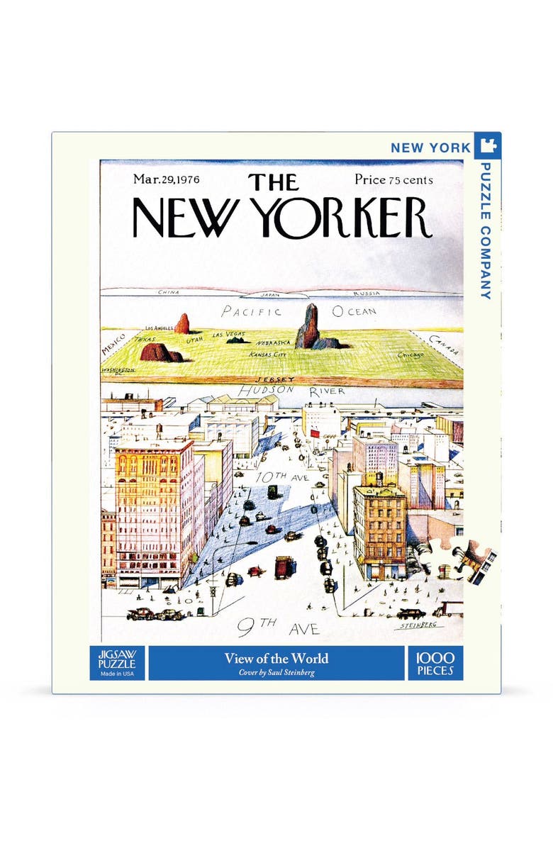 NEW YORK PUZZLE COMPANY View of the World 1000 Piece Puzzle, Main, color, NO COLOR