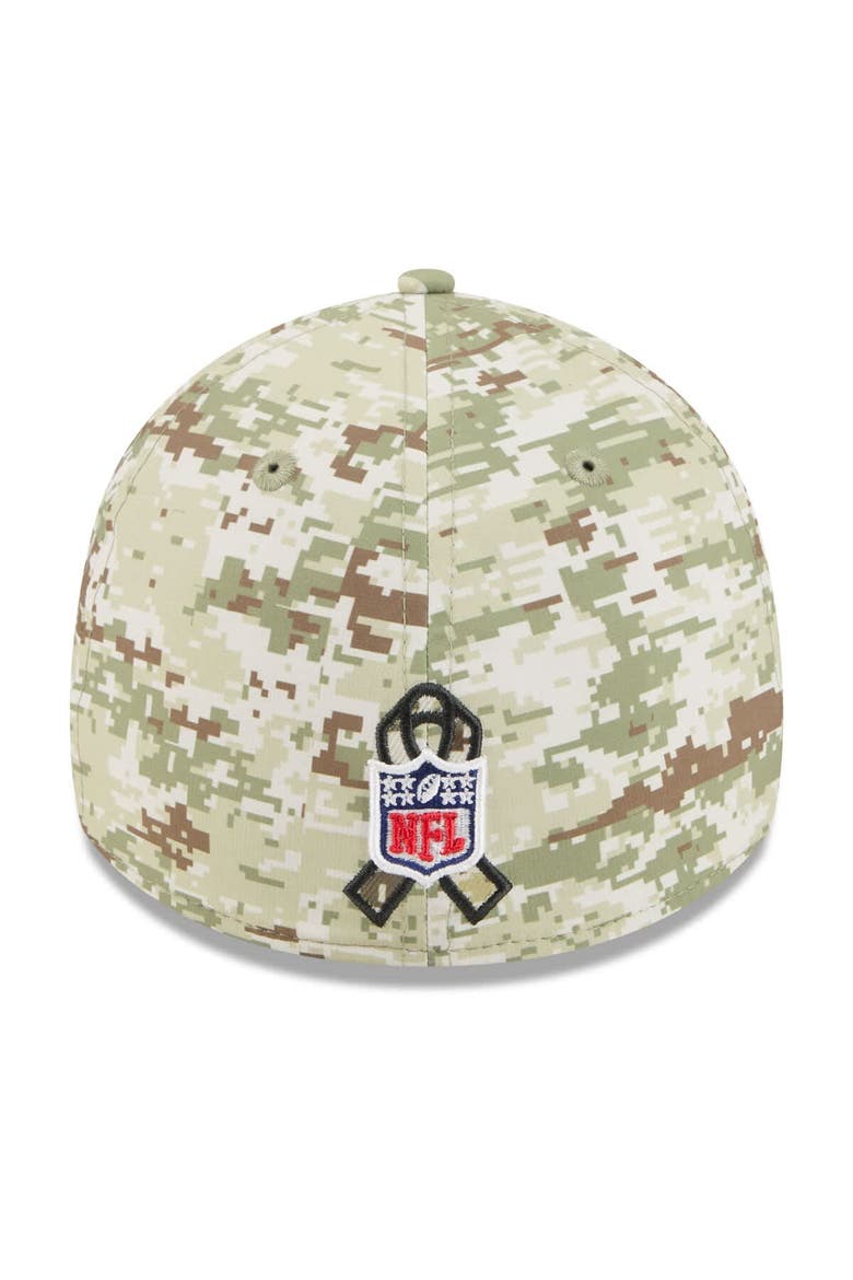 Men's New Era  Camo Miami Dolphins 2025 Salute to Service 39THIRTY Flex Hat, Alternate, color, Camo