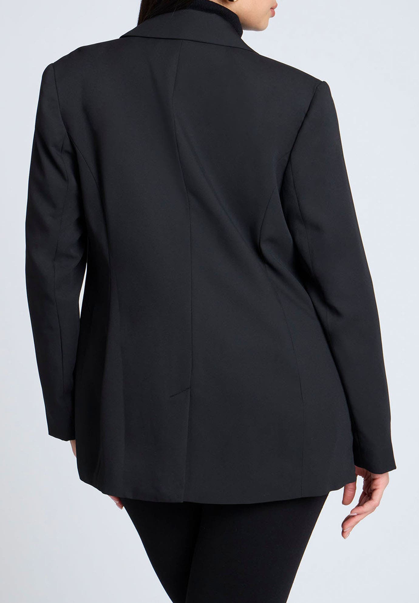 The Fluid Crepe Longline Blazer - image 2