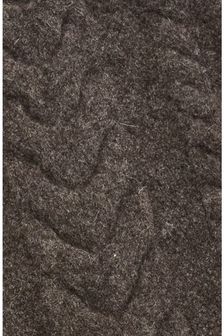 Allen Cable Knit Scarf Hat, Alternate, color, CHARCOAL