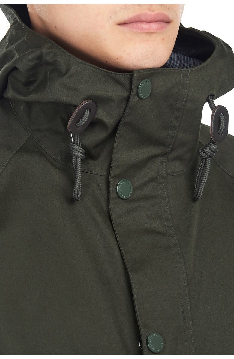 Barbour Hooded Hunting Jacket, Alternate, color,