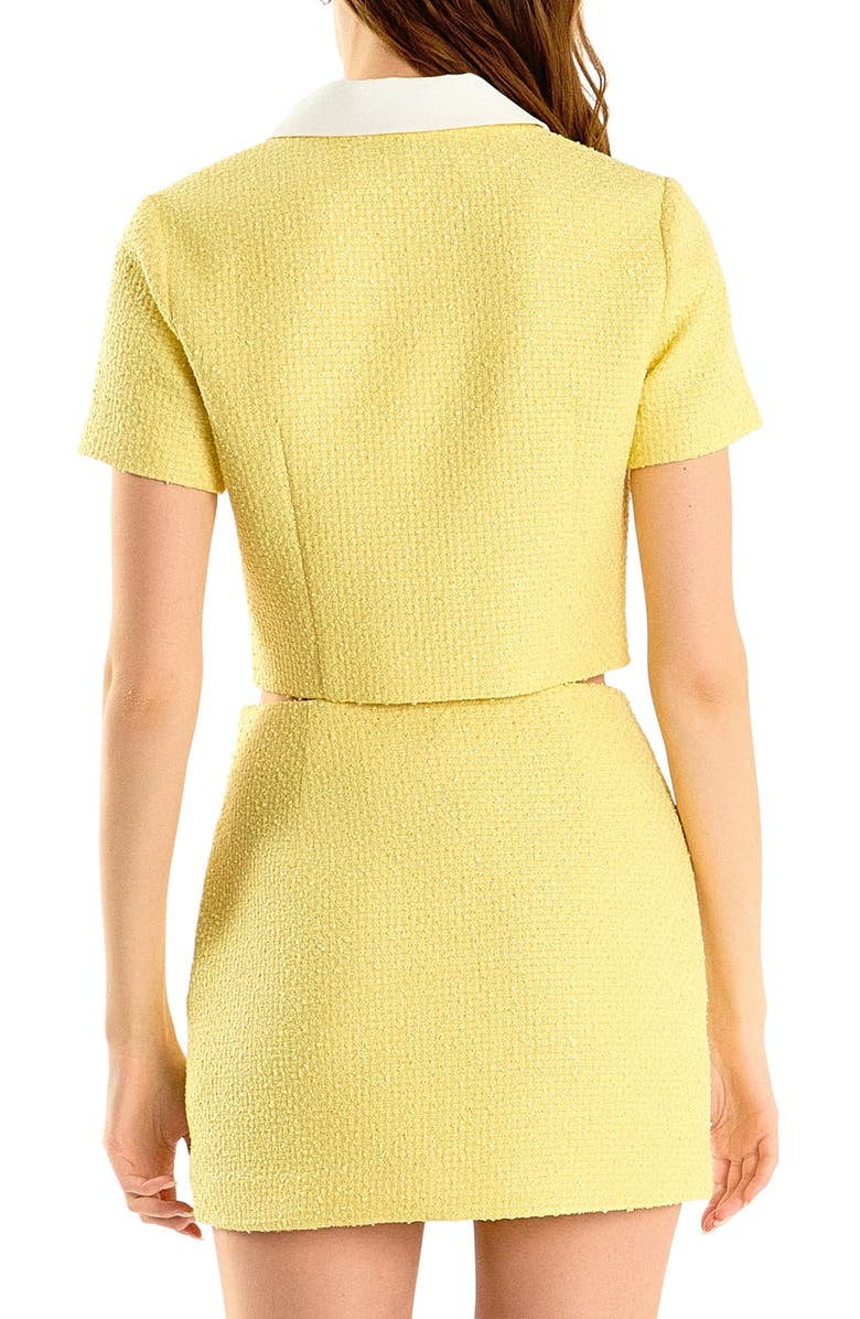 Endless Rose Crop Tweed Jacket, Alternate, color, 