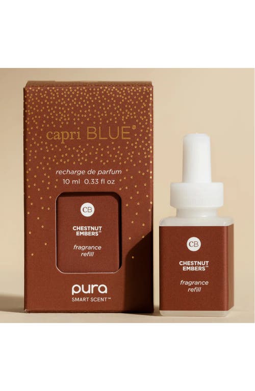 Pura X Capri Blue Chestnut Embers 2-pack Smart Fragrance Diffuser Refills In Chestnut Embers