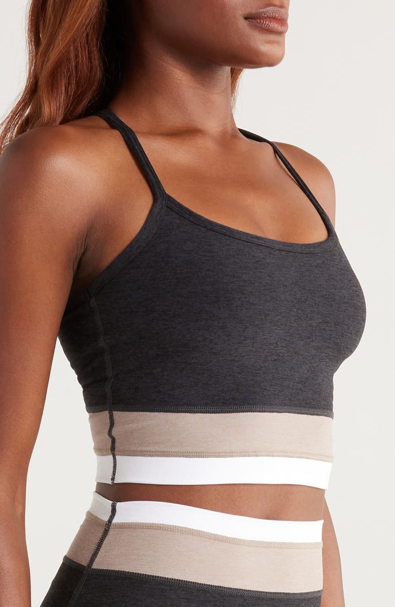 Beyond Yoga Colorblock Space Dye Crop Tank Top, Alternate, color,