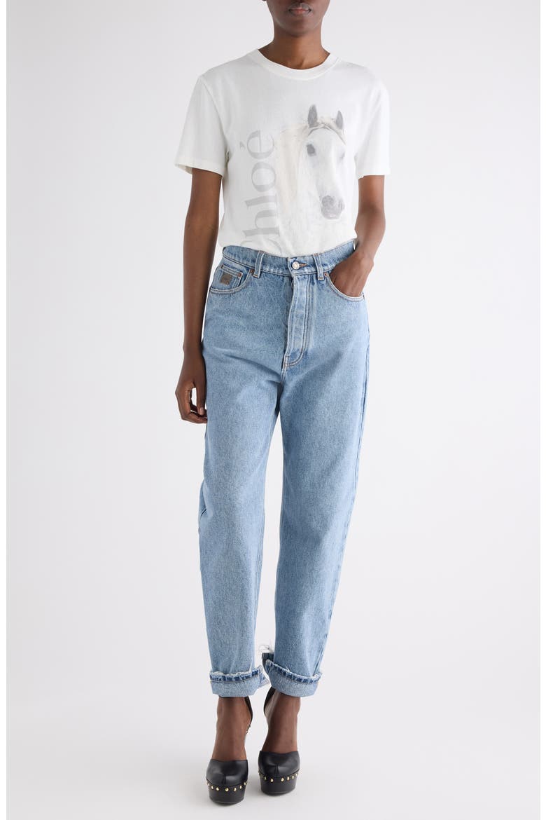 Barrel Leg Jeans, Alternate, color, TIGER LILY BLUE