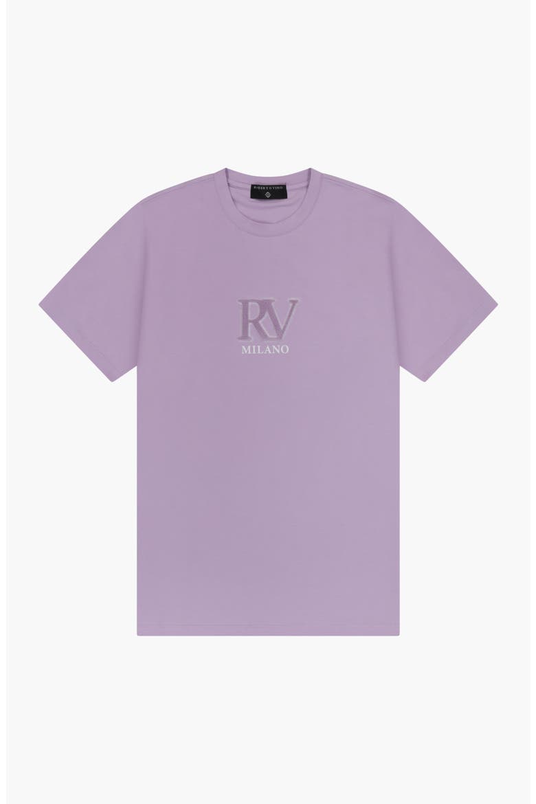 Front Brush Slim fit Tee, Alternate, color, Lavender