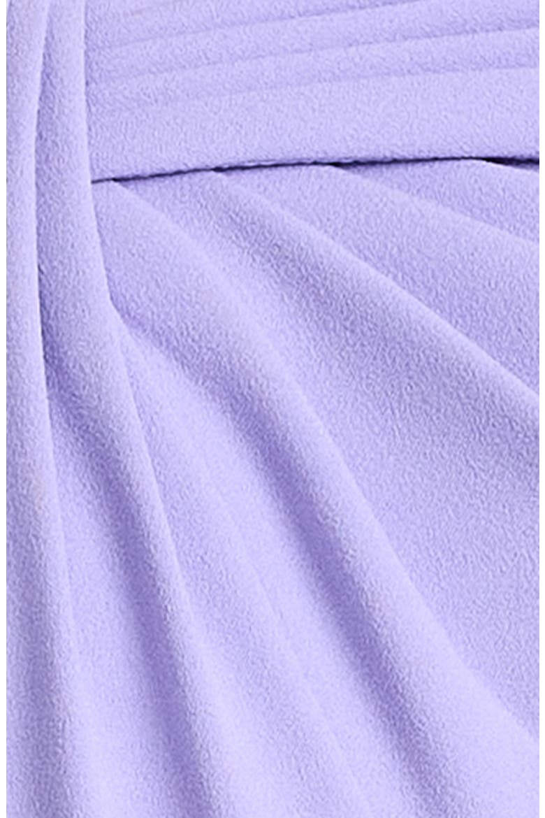 Off the Shoulder Crepe Column Gown, Alternate, color, LAVENDER MIST