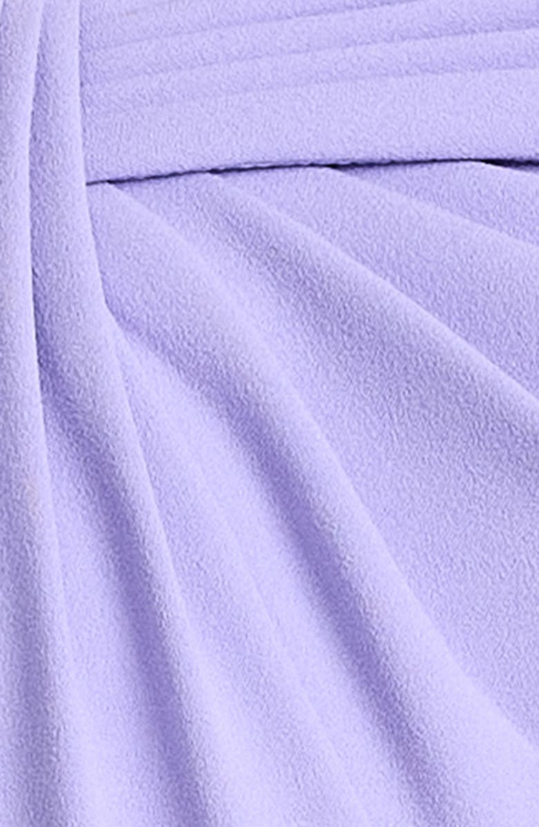 Tadashi Shoji Off the Shoulder Crepe Column Gown, Alternate, color, Lavender Mist