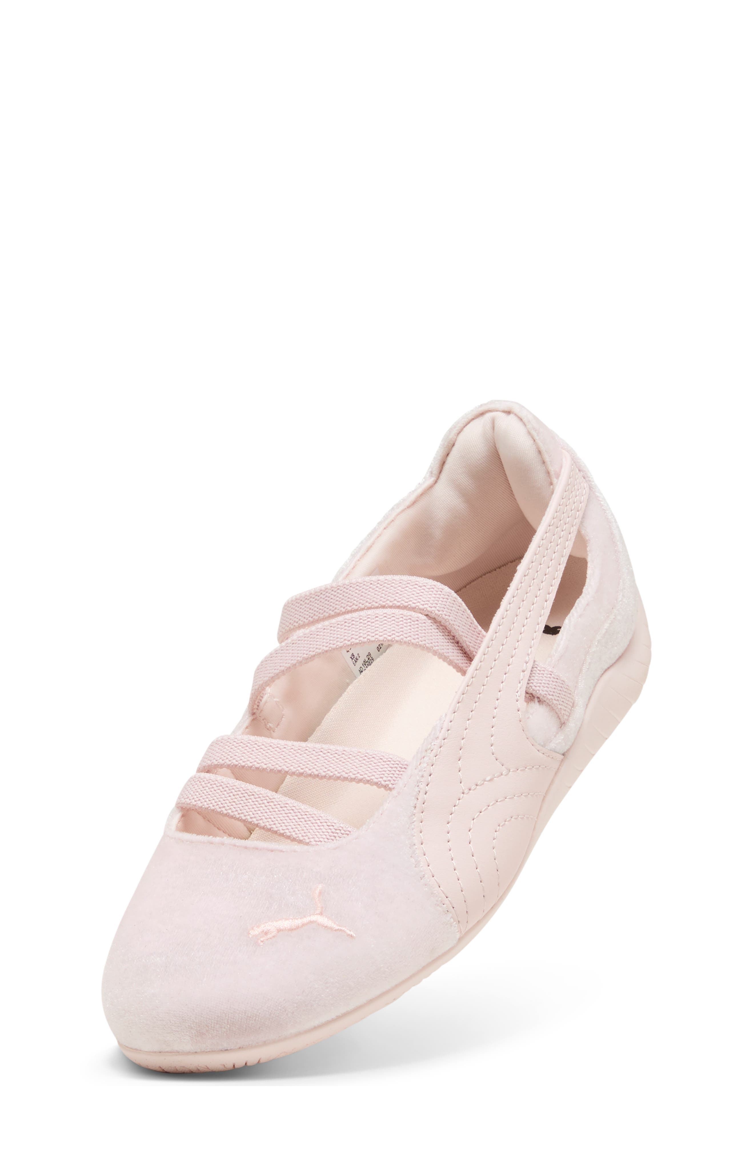 PUMA Kids' Speedcat Ballet Velvet Sneaker, Alternate, color, Jasmine Flower