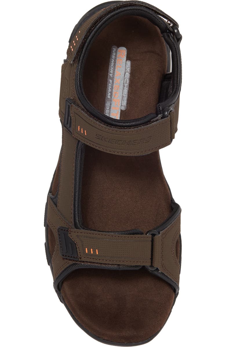SKECHERS Gander-Louden Sandal, Alternate, color, Brn
