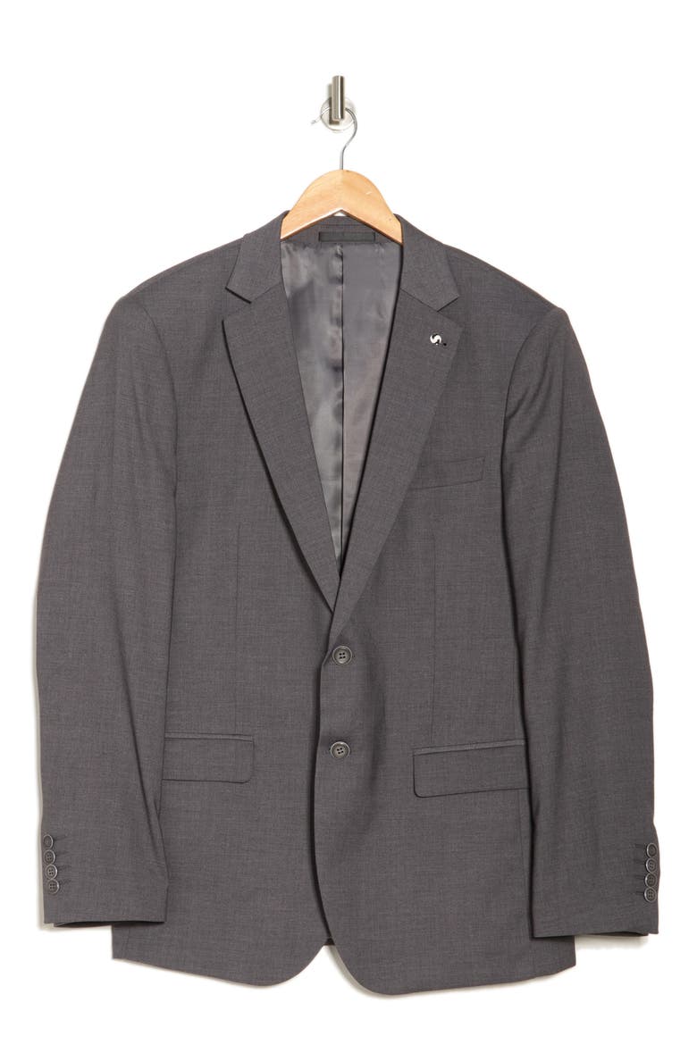 Slim Fit Stretch Blazer, Alternate, color, CHARCOAL