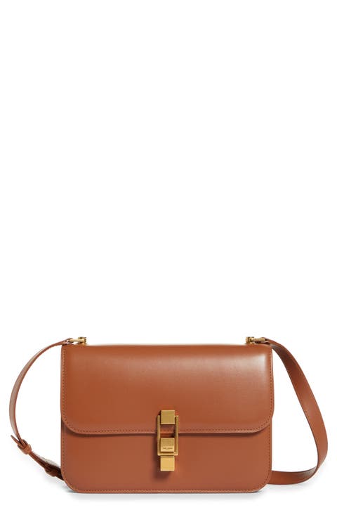 Le Carré Leather Shoulder Bag