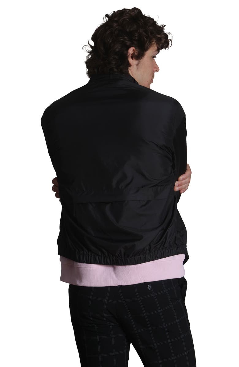 Members Only Men's Windbreaker Packable Jacket, Alternate, color, Black